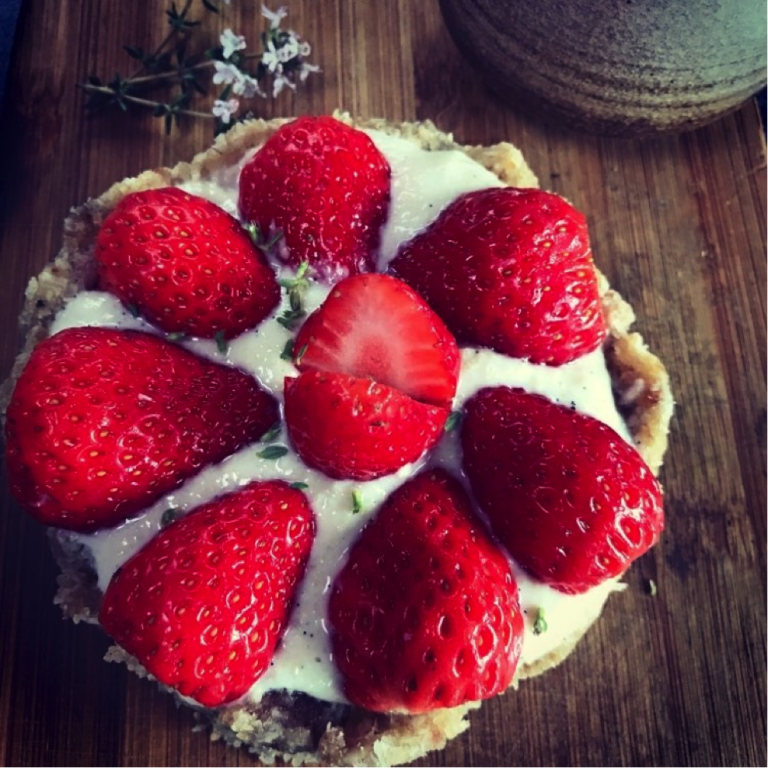 Tartelettes aux fraises sans cuisson
