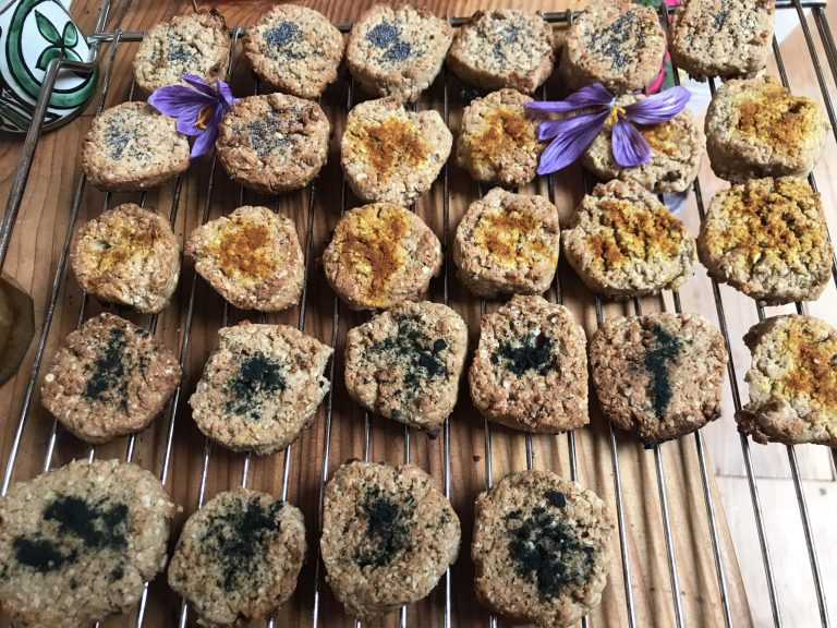 Cookies à l&rsquo;avoine colorés