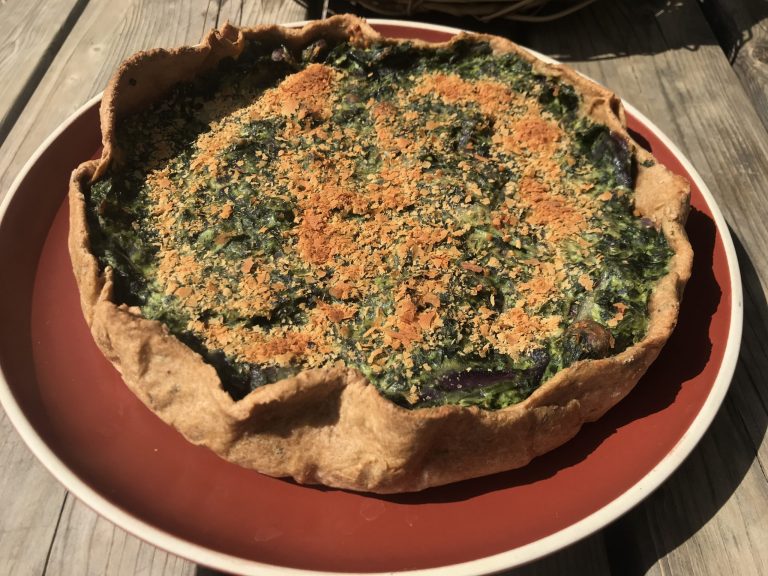 Tarte à l&rsquo;ail des ours